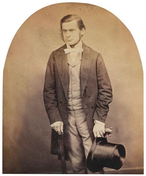 Portrait of Thomas H. Huxley, photograph by unknown artist, mid 1850s?, National Portrait Gallery, London (npg.org.uk)
