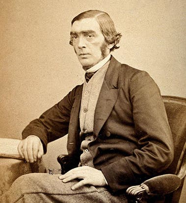 Portrait of a younger John Russell Hind, undated (Wellcome Collection)