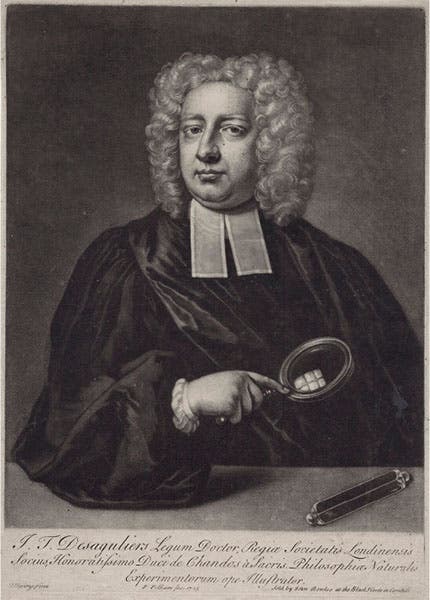 Portrait of John Theophilus Desaguliers, mezzotint by Peter Pelham after Hans Hysing, 1725, National Portrait Gallery, London (npg.org.uk)