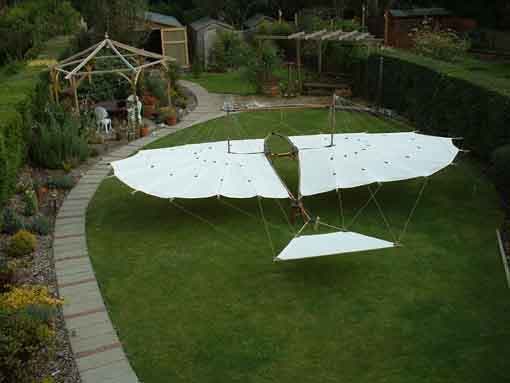 Reproduction of the Hawk, built in 1930, now in the Air Space Museum, Duxford (pilcher-monument.co.uk)