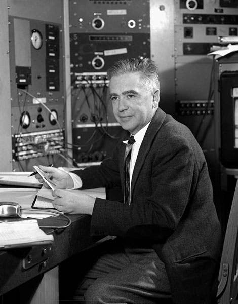 Segrè at the (then) Livermore Radiation Laboratory, where he discovered the antiproton in 1955 (Wikimedia Commons)