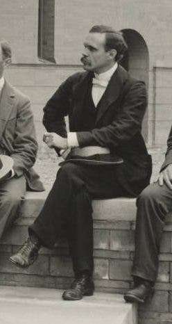 George Ritchey, detail of a photograph of the entire Yerkes Observatory staff, ca 1898 (mtwilson.edu)