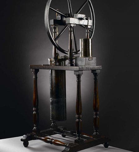 An original model of a Stirling engine, 1827 (National Museums of Scotland)