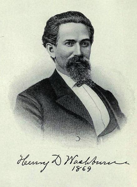 Portrait of Henry Dana Washburn, photograph, 1869 (Wikimedia commons)