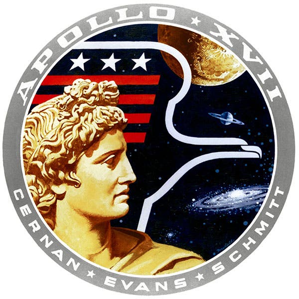 Apollo 17 mission patch, designed by Robert McCall, 1972 (history.nasa.gov)