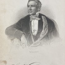 Portrait of Charles Goodyear, steel-engraved frontispiece, Trials of an Inventor: Life and Discoveries of Charles Goodyear, by Bradford K. Peirce, 1866 (Linda Hall Library)