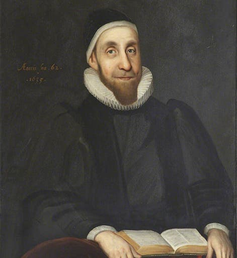 Portrait of Robert Burton, by Gilbert Jackson, oil on canvas, 1635, Brasenose College, Oxford (artuk.org)