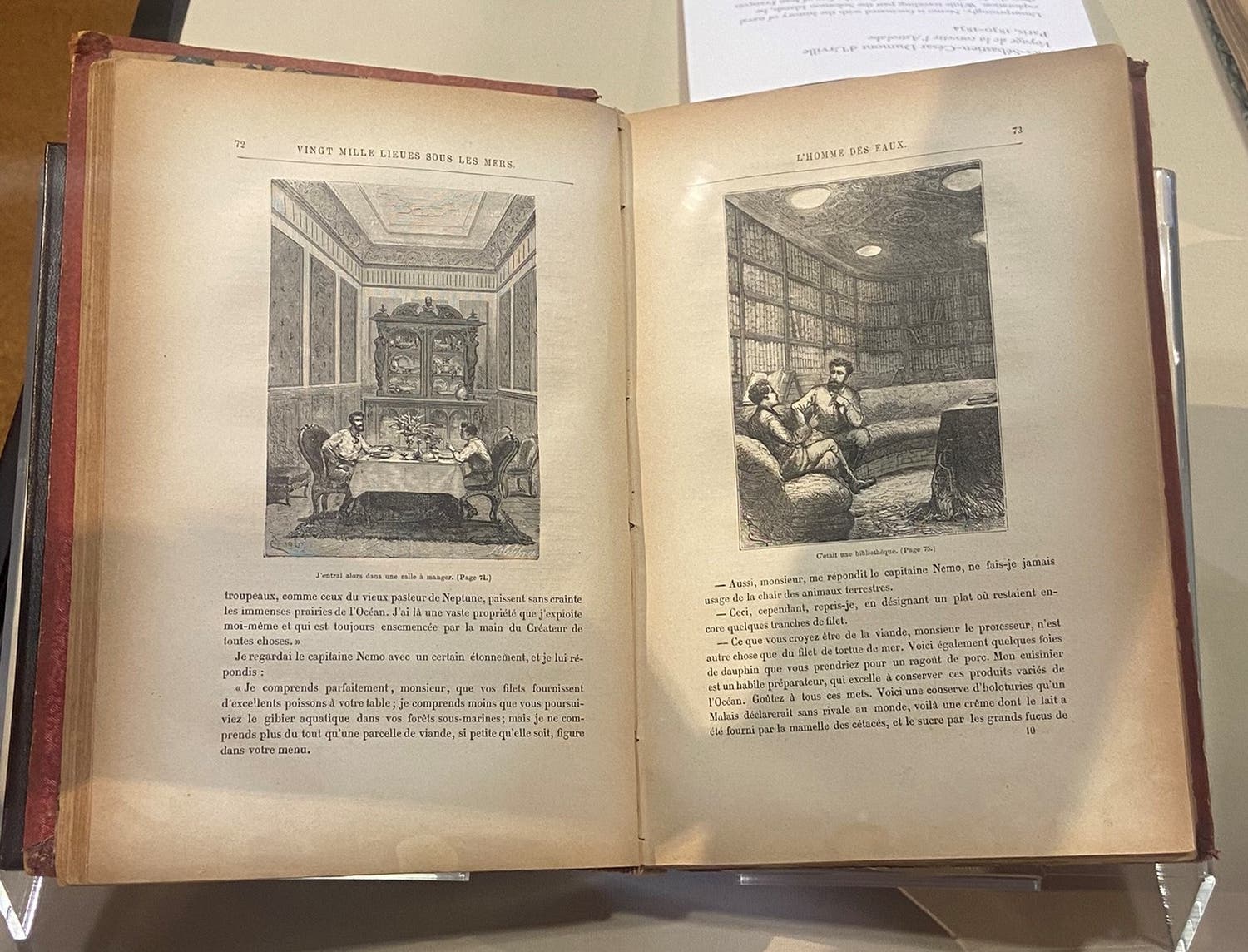 Photo of book by Jules Verne, Vingt mille lieues sous les mers