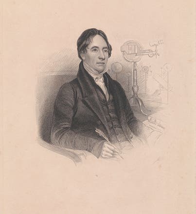 Thomas Dick as a younger man, engraved portrait, undated (Royal Museums Greenwich)