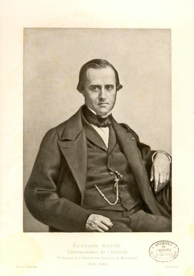 Portrait of Edouard Roche, photograph, 1850s (academie-sciences.fr)