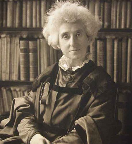 Portrait of Lady Margaret Huggins, second engraved frontispiece, The Scientific Papers of Sir William Huggins, ed. by Sir William Huggins and Lady Huggins, 1909 (Linda Hall Library)