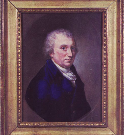 Portrait of Heinrich Olbers, by Johann Schwartz, 1805 (Göttingen Observatory via Wikimedia commons)