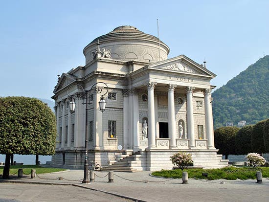 The Tempio Voltiano, a museum for Volta in Como, Italy (lakecootravel.com)