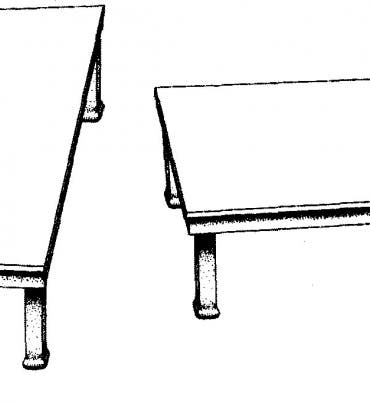 Shepard tables, an optical illusion devised by Roger Shepard (Wikimedia commons)