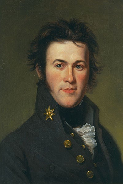 Portrait of Thomas Say, oil on canvas, by Charles Willson Peale, 1819, Academy of Natural Sciences, Philadelphia (ansp.org)