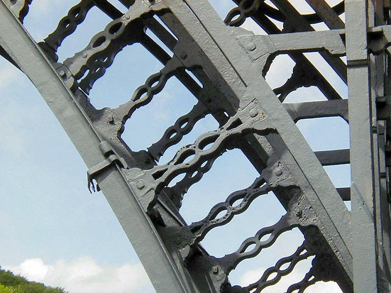 Detail of Iron Bridge, showing dovetails (designingbuildings.co.uk)