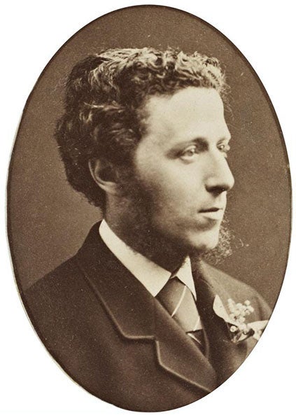 Portrait of a younger Joseph Bell, albumen print, undated (National Galleries of Scotland)