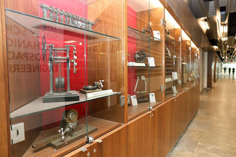 Reuleaux mechanisms on display at Upson Hall, Sibley School of Mechanical and Aerospace Engineering, Cornell University (engineering.cornell.edu)