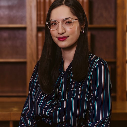 Photo of Kristina Gabuardy, Program Manager at the Linda Hall Library.