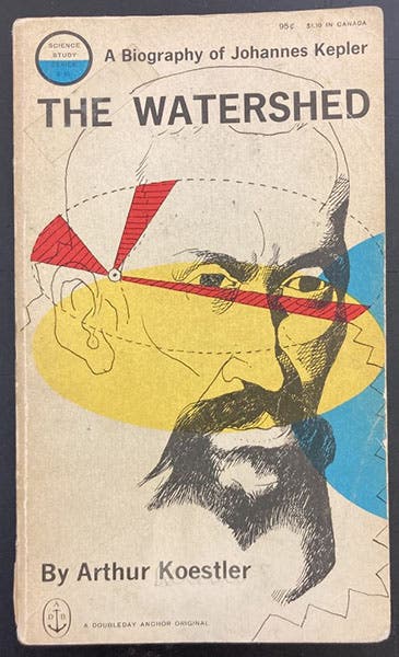 Front cover, The Watershed, by Arthur Koestler, first edition thus, Garden City, N.Y., Doubleday Anchor, 1960 (author’s copy)