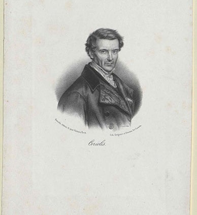 Portrait of Gaspard-Gustave de Coriolis, engraving (National Library of Austria via PICRYL)