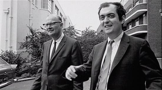 Arthur C. Clarke and Stanley Kubrick, photograph, undated, 1960s? (openculture.com)