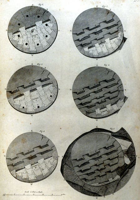 The six foundation courses of the Edystone Lighthouse. Image source: Smeaton, John. A Narrative of the Building and a Description of the Construction of the Edystone Lighthouse with Stone. 2nd ed., corr. London: Printed for G. Nichol, 1793, pl. 10.