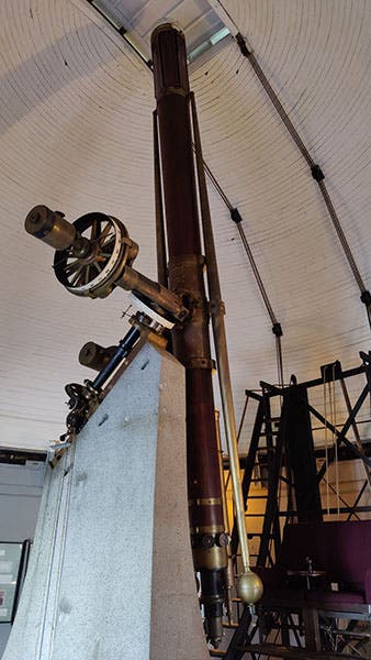 The 15-inch refractor at Harvard College Observatory, Cambridge, Mass., recent photograph (hco.cfa.harvard.edu)