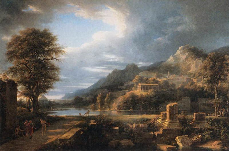 Valenciennes, The Ancient City of Agrigento, 1787 (Web Gallery of Art)