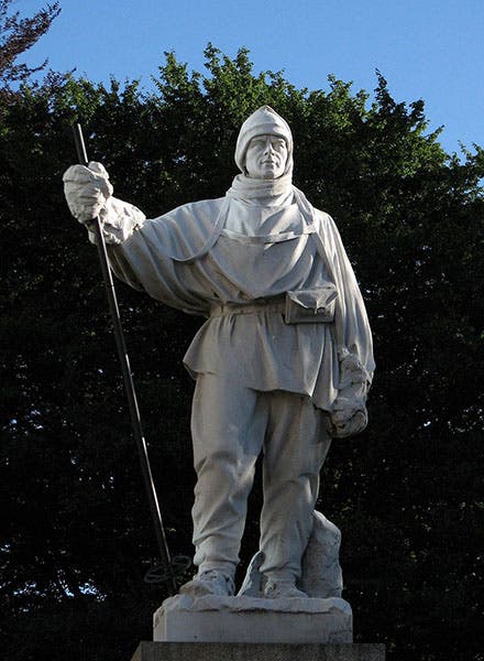 Statue of Robert Falcon Scott, sculpted by Kathleen Scott, Christchurch, New Zealand (Wikimedia commons)