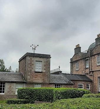 Armagh Observatory, where J.L.E. Dryer was director, 1882-1916 (Wikimedia commons)