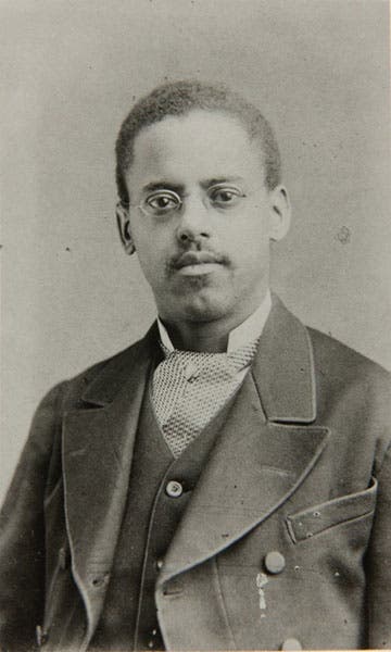 Portrait of Lewis H. Latimer, photograph, ca 1882, Queens Library (nytimes.com)