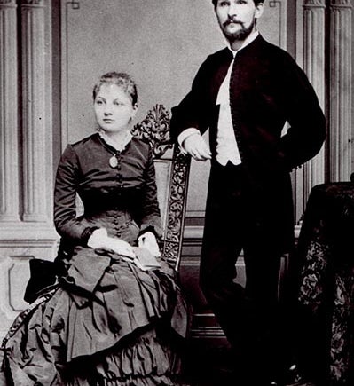 Leoš and Zdenka Janáček, photograph, 1881 (Wikimedia commons) 