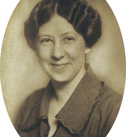 Portrait of Ellen Gleditsch, photograph, 1927 (degruyter.com)