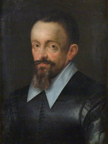 Portrait thought to be of Johannes Kepler, by Hans von Aachen, before 1612 (rkd.nl)