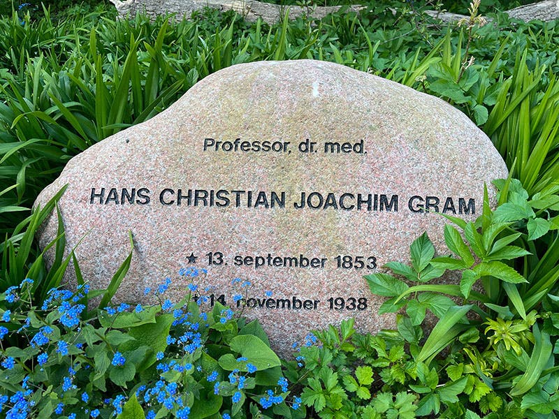 Headstone for Hans Christian Gram, Assistens Cemetery, Copenhagen (findagrave.com)