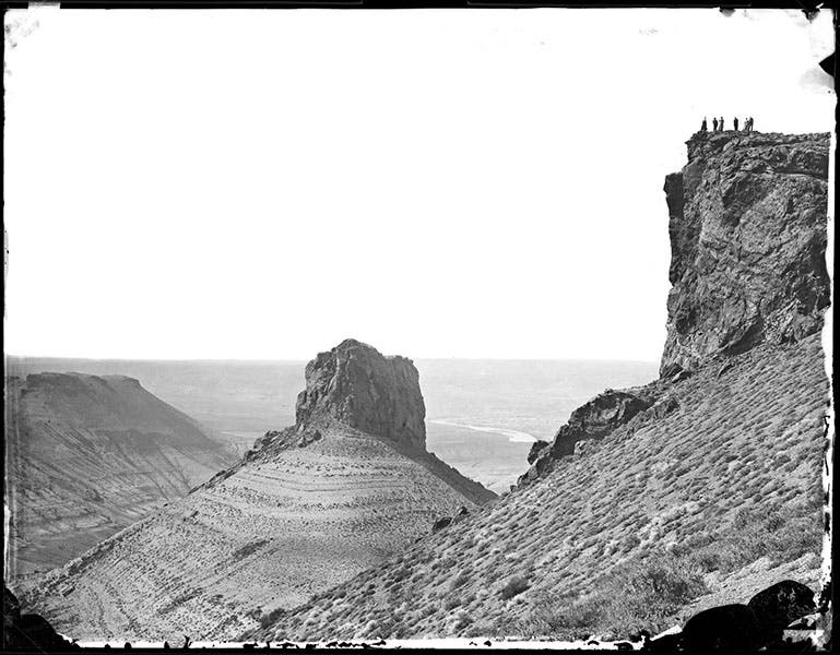 Smith’s Rock, Green River Valley, Wyoming, imperial collodion glass plate negative, by Andrew J. Russell, 1868, Oakland Museum of California (collections.museumca.org)