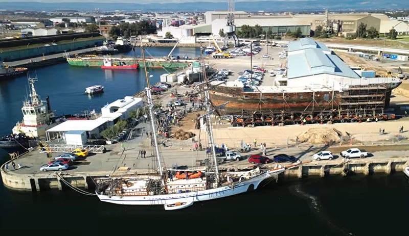 Hull of the City of Adelaide, on public display in Adelaide, Australia (cityofadelaide.org.au)