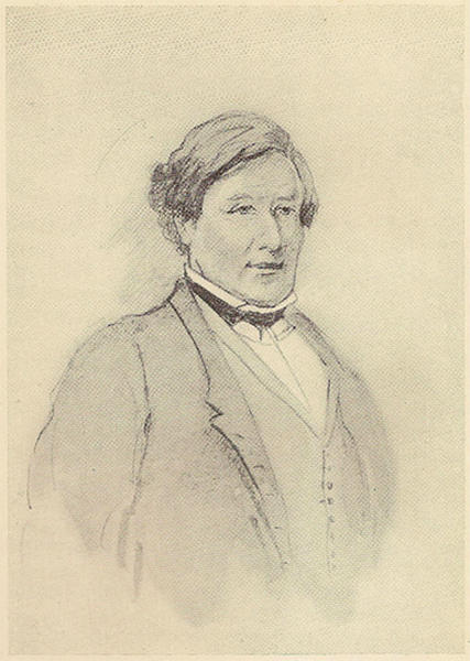 Portrait of Robert Havell, Jr.by his oldest daughter, 1845 (Wikimedia commons)