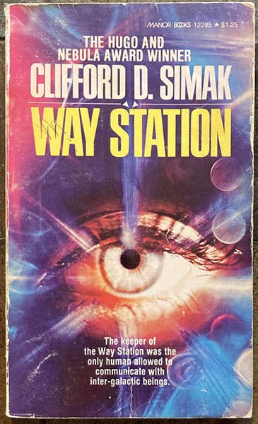 Front cover, Way Station, by Clifford D. Simak, paperback edition, 1963 (author’s copy)