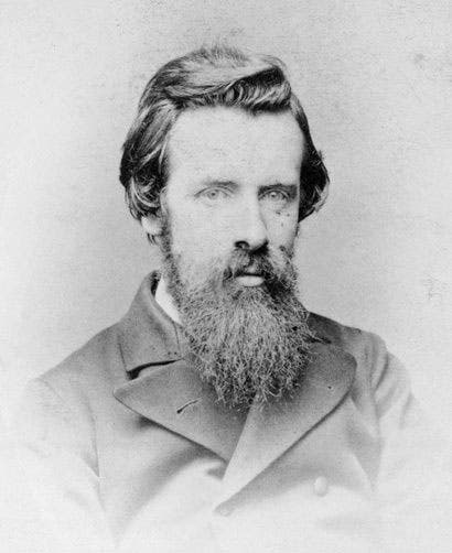 Portrait of John Browning, photograph, unknown date (Wikimedia commons)