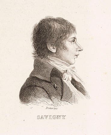 Portrait of Savigny, in Reybaud, Histoire, 1830 (Linda Hall Library)