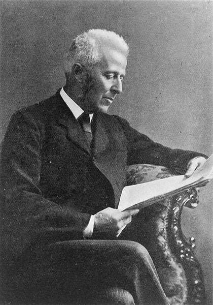 Portrait of an older Joseph Bell, photograph, undated (Wellcome Collection)