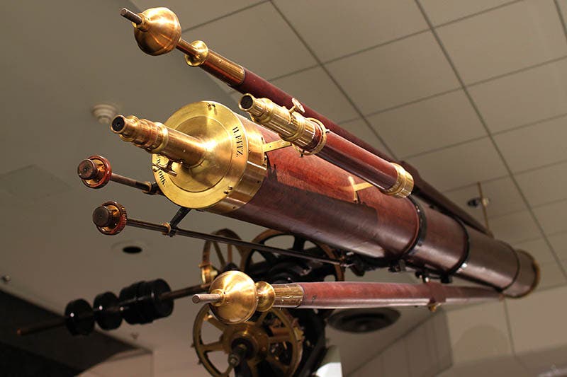 12 ½ “ refractor, made by Henry Fitz for Vassar College in 1861, now on display at the National Museum of American History (Mr.TinDC on Flickr)