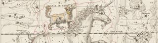 Jamieson, Alexander. A celestial atlas: comprising a systemic display of the heavens in a series of thirty maps. London, 1822, pl. 25.