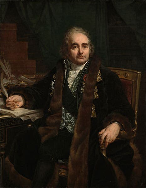 Portrait of Jean-Antoine Chaptal, oil on canvas, by Antoine-Jean Gros, 1824, Cleveland Museum of Art (clevalandart.org)