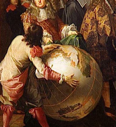 Portrait of Gilles Personne de Roberval, detail of second image (Wikimedia Commons)