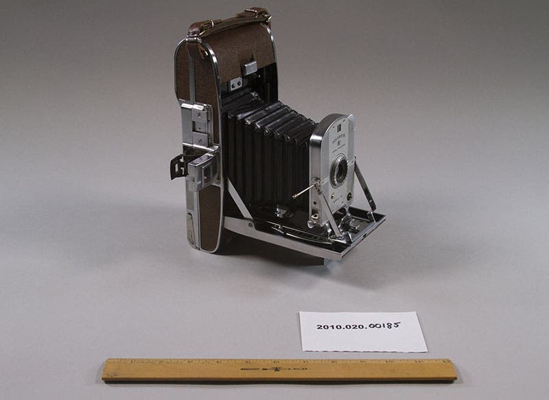 Polaroid Model 95 Camera, which went on sale in 1948 (MIT Museum)
