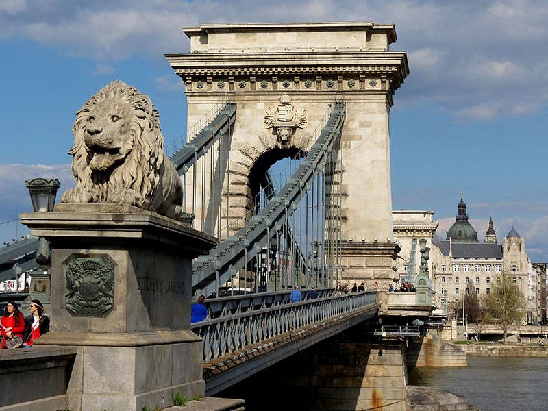 The Marlow Bridge over the Thames in Buckinghamshire, designed by Tierney Clark, completed in 1832 (J. Silva via Buda Castle Budapest)