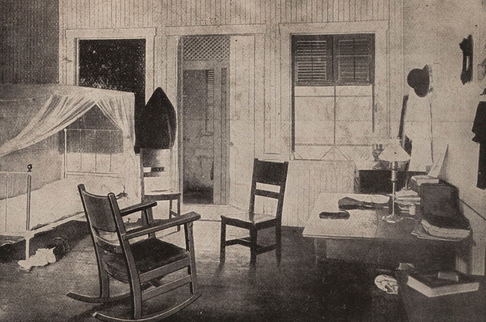 Typical barracks room for a single white male worker.
 View in Digital Collection »